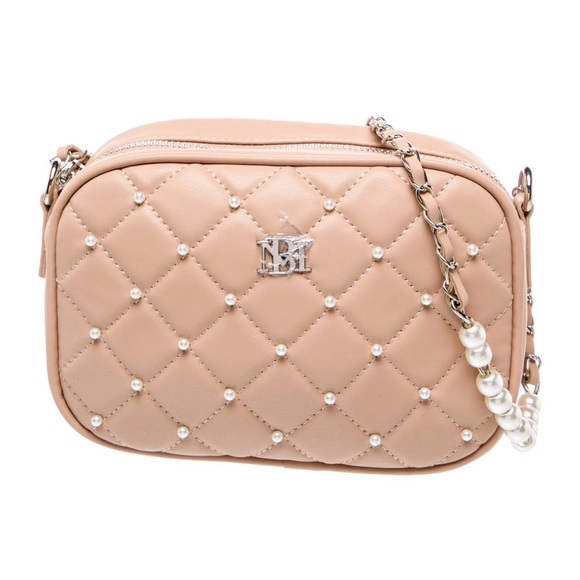 Badgley Mischka Handbags - NWT Badgley Mischka Quilted Tan Crossbody Bag